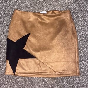 Light brown star skirt